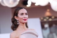 Emily Blunt at The Smashing Machine Red Carpet (Image via Getty)